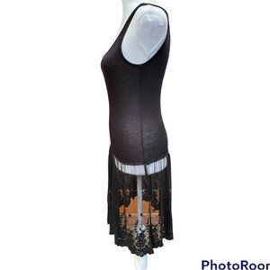 PPLA size small black cami dress extender